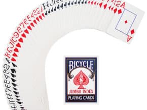 Bicycle - Poker size jumbo index - Blue back – article de magie | Abracadabreizh