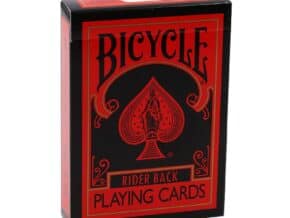 Bicycle - Reverse (Red & Black) – article de magie | Abracadabreizh