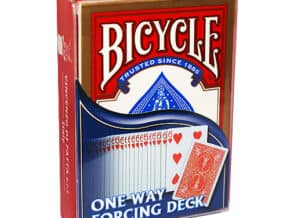 Bicycle - One way forcing deck - Red back – article de magie | Abracadabreizh