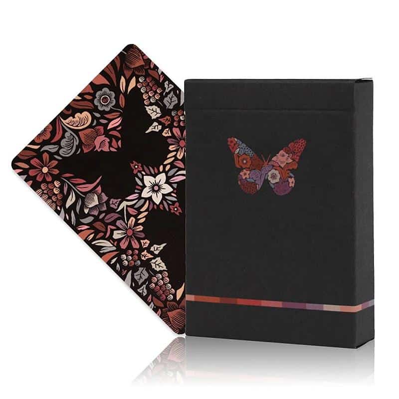 Butterfly Seasons Playing Cards - Autumn (marked)