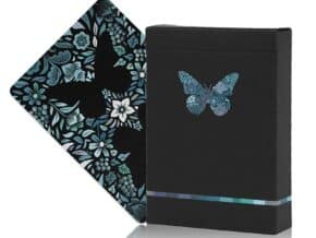 Butterfly Seasons Playing Cards - Winter (marked) – article de magie | Abracadabreizh