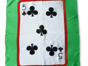 Card Silk - Green - 60 cm (24") - Set of 2 cards" – article de magie | Abracadabreizh