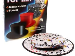 Folding Top Hat with Secret Pocket - Cards – article de magie | Abracadabreizh