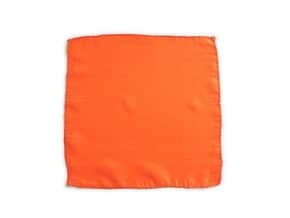 Silk Squares - 45 cm (18 inches) - Orange – article de magie | Abracadabreizh