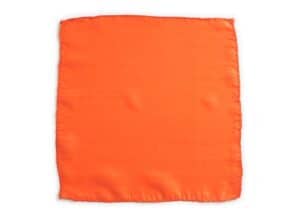 Silk Squares - 60 cm (24 inches) - Orange – article de magie | Abracadabreizh