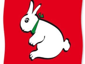 Rabbit-Duck Silk - 90 cm (36 inches) - Red – article de magie | Abracadabreizh