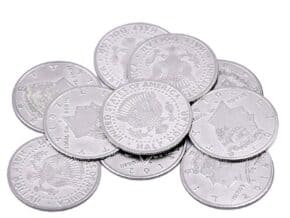 Half Dollar Palming Coins - Set of 10 – article de magie | Abracadabreizh