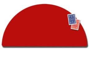 VDF Close Up Pad - Round Shape Red – article de magie | Abracadabreizh
