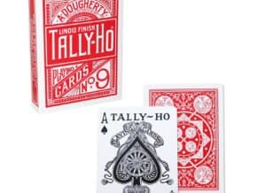 Tally Ho - Fan Back - Red back – article de magie | Abracadabreizh
