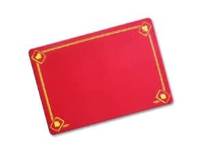 VDF Close Up Pad with Aces - Standard size - Red – article de magie | Abracadabreizh