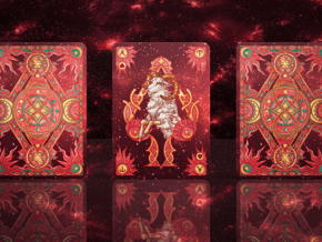 Zodiac (Aries) Luminous Edition Playing Cards by TCC