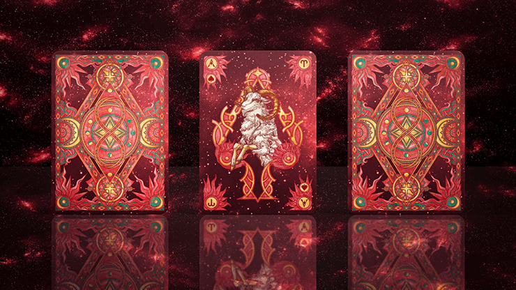 Zodiac (Aries) Luminous Edition Playing Cards by TCC – Image 2