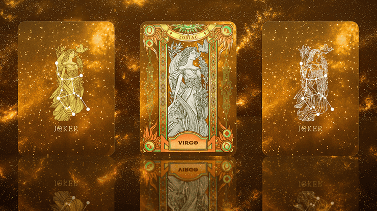 Zodiac (Virgo) Luminous Edition Playing Cards by TCC – Image 3