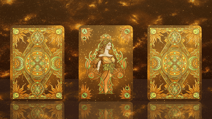 Zodiac (Virgo) Luminous Edition Playing Cards by TCC – Image 4