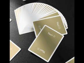 Yuci Gold Playing Cards by TCC