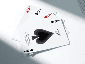 Yuci Tiny Wizard Black Playing Cards by TCC