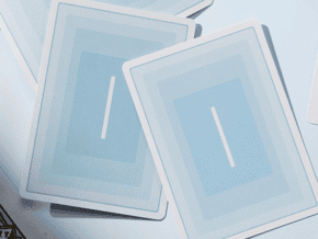 Yuci Morandi Blue 5th Playing Cards by TCC
