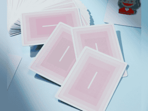 Yuci Morandi Pink 5th Playing Cards by TCC