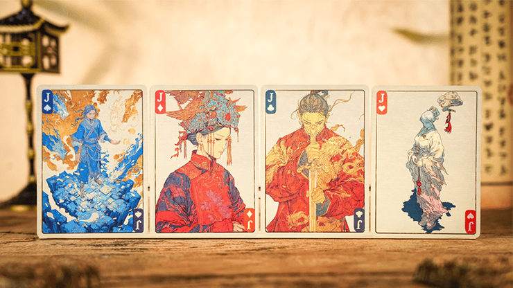 Ancient Relics Seat Playing Card by 52 Muse (Orange) – Image 5