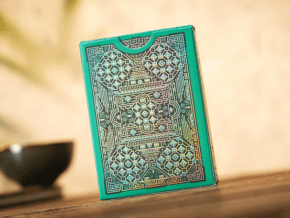 Ancient Relics Culture Playing Card by 52 Muse (Teal)