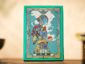 Ancient Relics Culture Playing Card by 52 Muse (Teal) – article de magie | Abracadabreizh