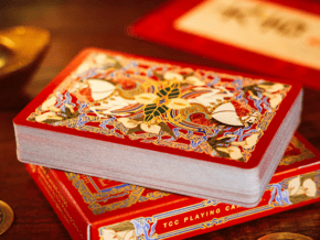 Year of the Horse (Red) Playing Cards by TCC Fashion