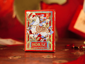 Year of the Horse (Red) Playing Cards by TCC Fashion – article de magie | Abracadabreizh