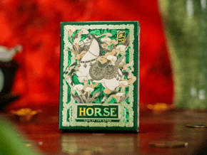 Year of the Horse (Green) Playing Cards by TCC Fashion – article de magie | Abracadabreizh