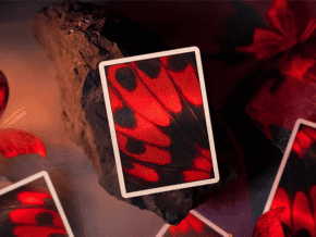 Morpho V2 (Carmine) Playing Cards by TCC Fashion