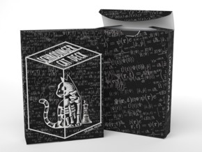 Schrodinger's Cat: Quantum Gilded Dead Black Playing Cards – article de magie | Abracadabreizh