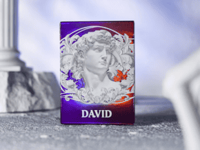 Alabaster David HOLO Playing Cards by TCC Fashion – article de magie | Abracadabreizh