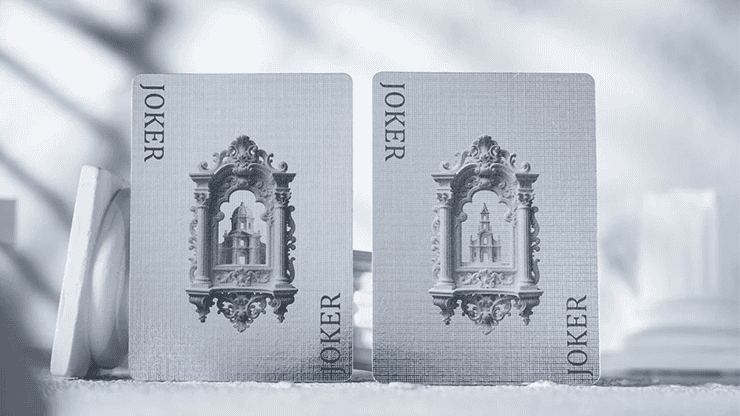Alabaster Athena Luxury Playing Cards by TCC Fashion – Image 2