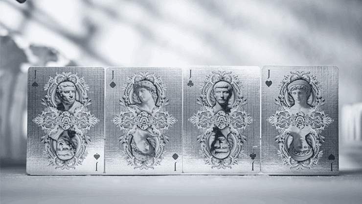 Alabaster Athena Luxury Playing Cards by TCC Fashion – Image 3