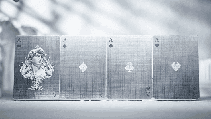 Alabaster Athena Luxury Playing Cards by TCC Fashion – Image 4