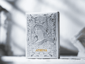 Alabaster Athena Luxury Playing Cards by TCC Fashion – article de magie | Abracadabreizh