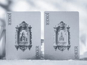 Alabaster Michelangelo Luxury Playing Cards by TCC Fashion