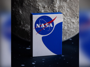 NASA HOLOGRAPHIC FOIL "MEATBALL" LOGO PLAYING CARDS – article de magie | Abracadabreizh