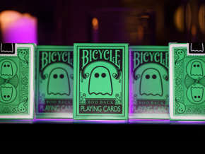 Bicycle Boo Back Playing Cards (Green) – article de magie | Abracadabreizh