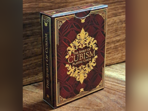 The Spirit of Cubism (Dark Red) Playing Cards – article de magie | Abracadabreizh