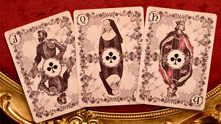 Wars of the Roses (2nd Edition Red Tuck- Gilded ) Playing Cards – Image 3