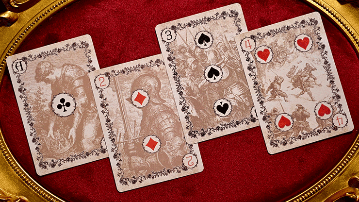 Wars of the Roses (2nd Edition Red Tuck- Gilded ) Playing Cards – Image 4