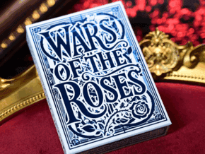 Wars of the Roses (Blue Tuck-2nd Edition Edge-dyed) Playing Cards – article de magie | Abracadabreizh